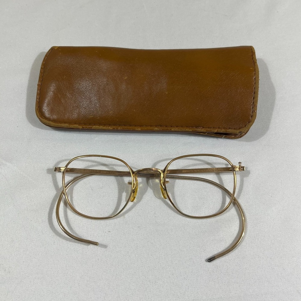 American Optical Ful-Vue 1/10 12K Gold Filled Eyeglasses Cable Temple Vintage